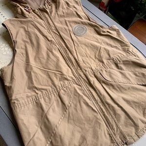 Hello Kitty Tan Hooded Vest